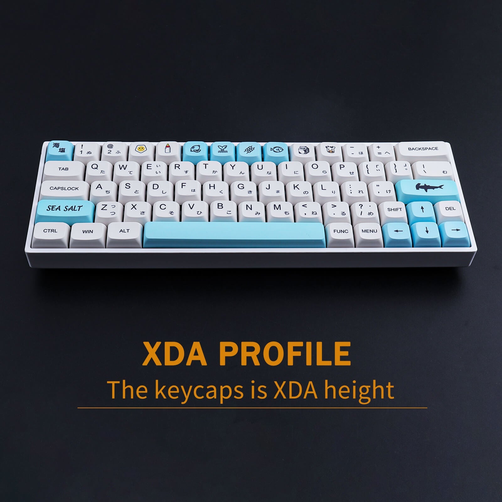129 Keys Sea salt keycap